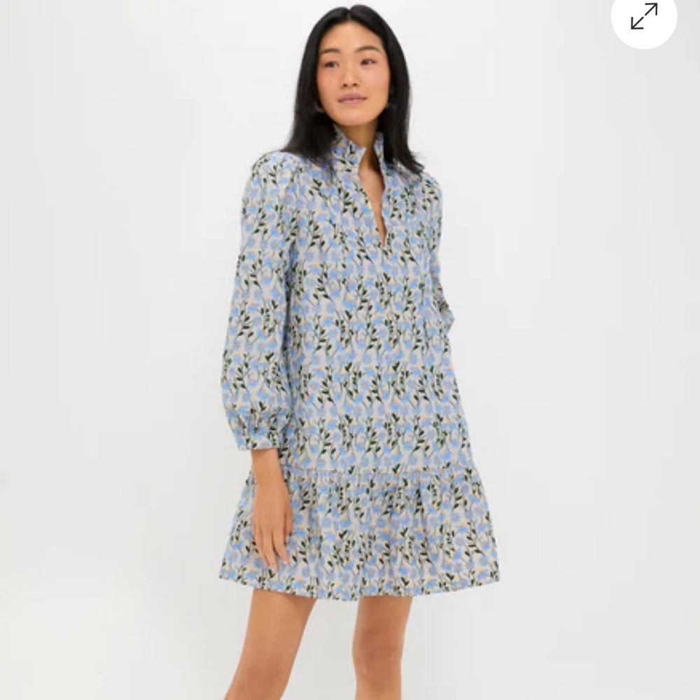 Tuckernuck Blue Daisy Embroidered Palmerston Dress